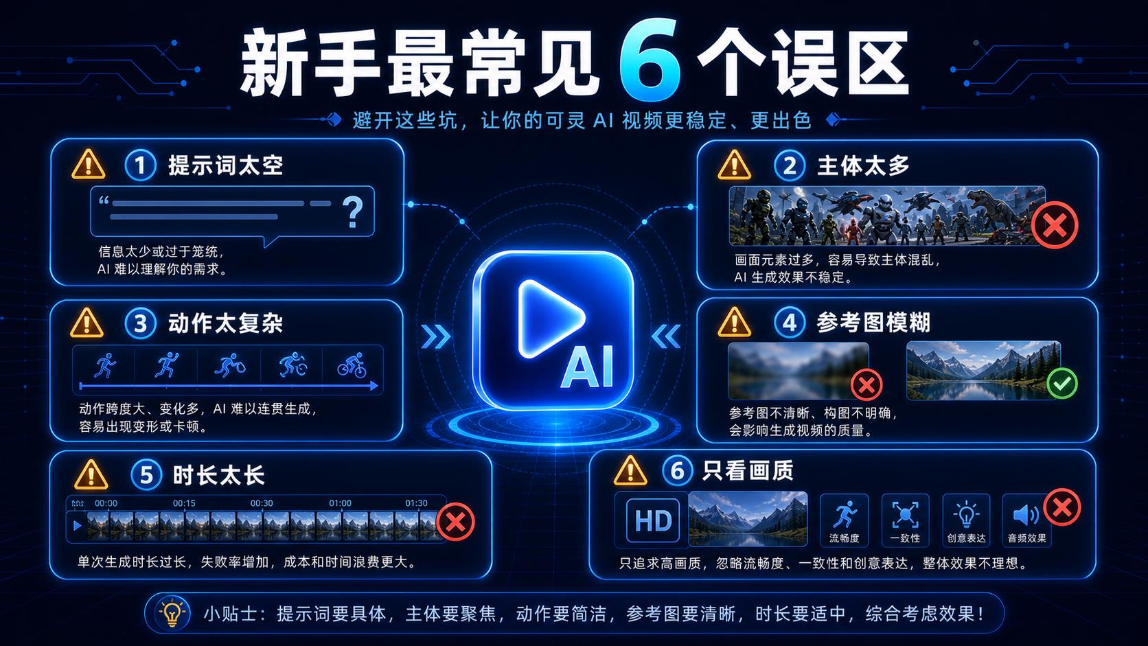 The 6 most common beginner mistakes with Kling AI video generation